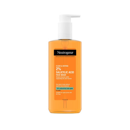 Neutrogena Clear & Defend 2% Salicylic Acid Face Wash Size: 200ml