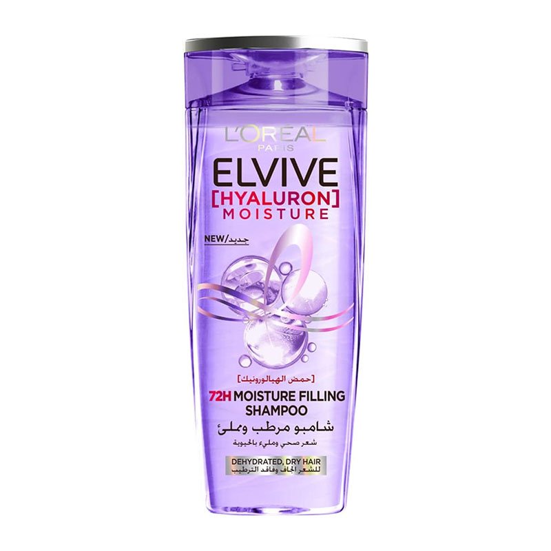LOreal-Elvive-Hyaluron-Moisture-Shampoo-400ml-55 L’Oreal Elvive Hyaluron Moisture Shampoo – 400ml - Image 1