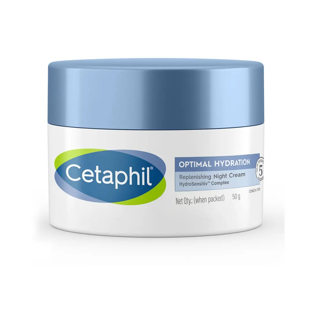 cetaphil-optimal-hydration-replenising-night-cream-1 Cetaphil Optimal Hydration Replenishing Night Cream 50gm - Image 1