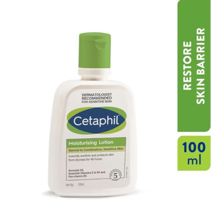 qi8MvFZQ8GWUDssQy6EOQ1FuZetVuzcGaGAi3WAo Cetaphil Moisturising Lotion Normal to Combination & Sensitive Skin 100ml - Image 1