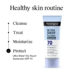 Neutrogena Ultra Sheer Dry Touch Sunscreen Lotion Broad Spectrum SPF70 88ml - Image 4