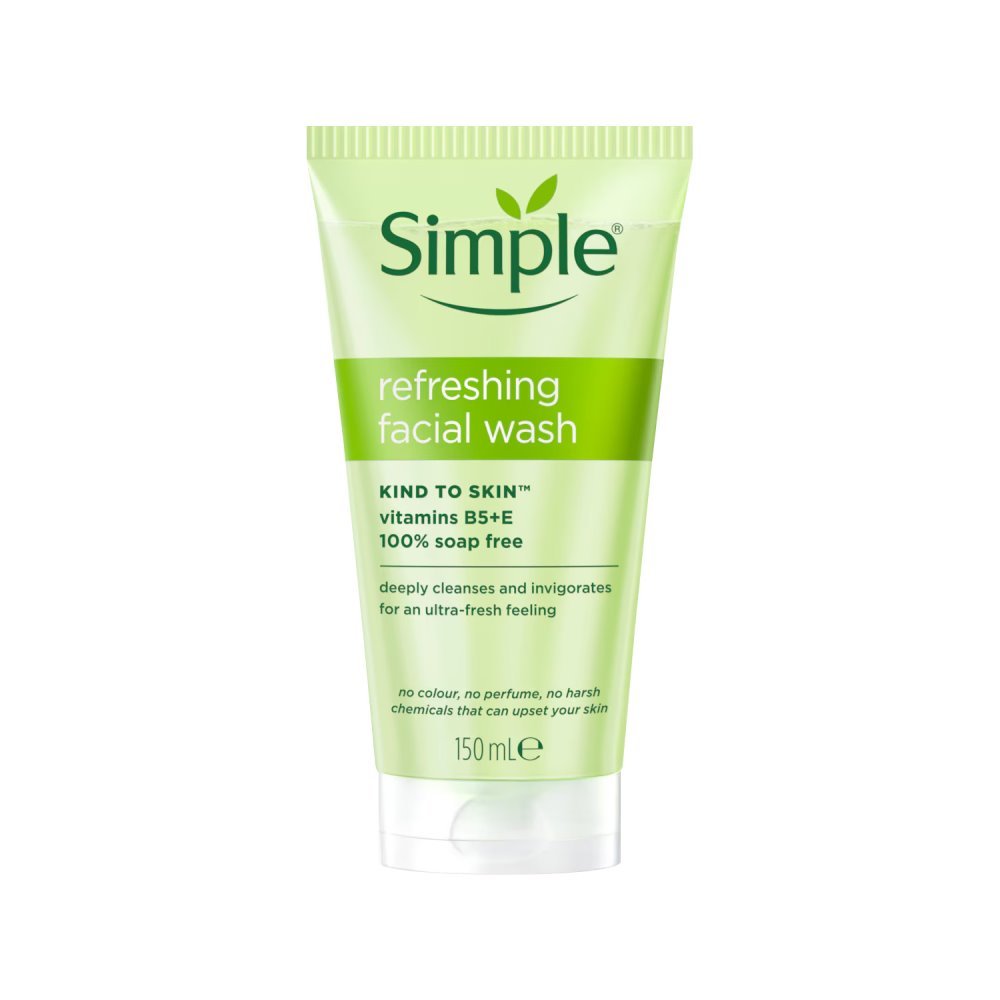 simple-kind-to-skin-refreshing-facial-wash-gel-150-ml-poland-1 Simple Kind To Skin Refreshing Facial Wash Gel 150 ml (Poland) 150ml - Image 1