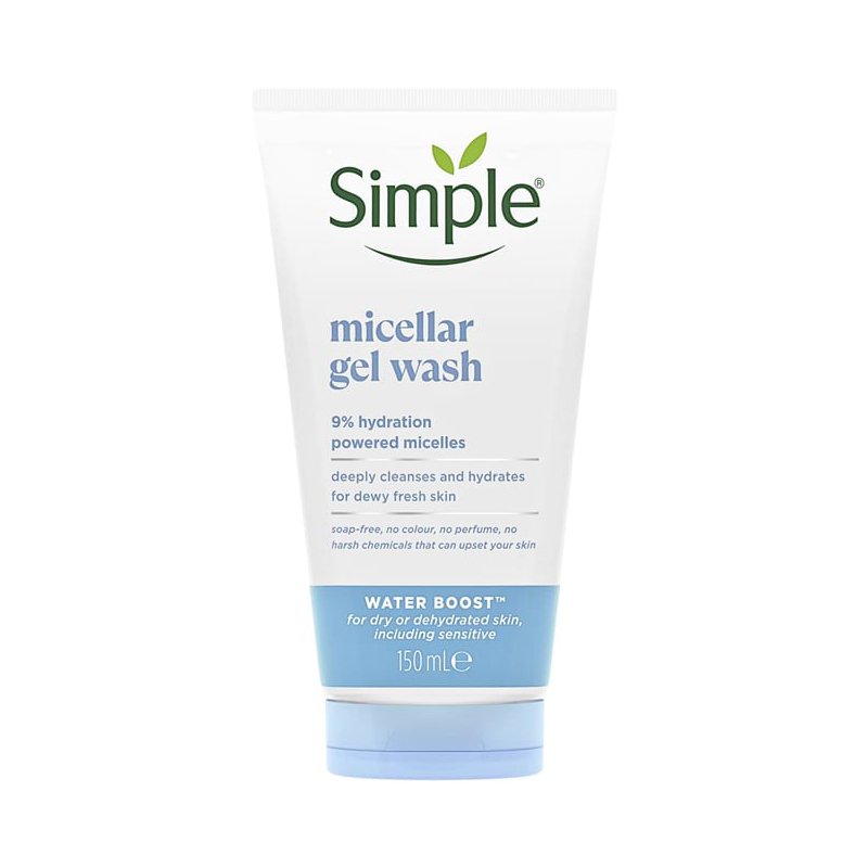 simple-micellar-facial-gel-wash-150-ml-as Simple Water Boost Micellar Facial Gel Wash Size: 150ml - Image 1