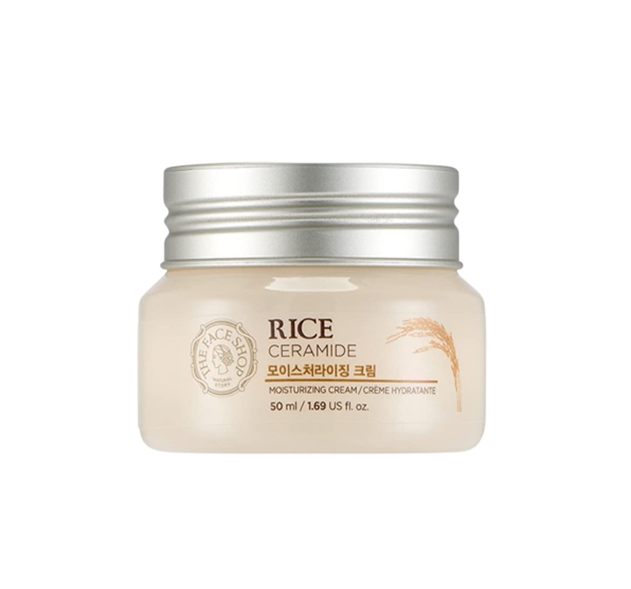 5nNzD2FeTQXMMMsmaFTP940f4OOt46BhI1PCX1W8 The Face Shop Rice & Ceramide Moisturizing Cream 50ml - Image 1