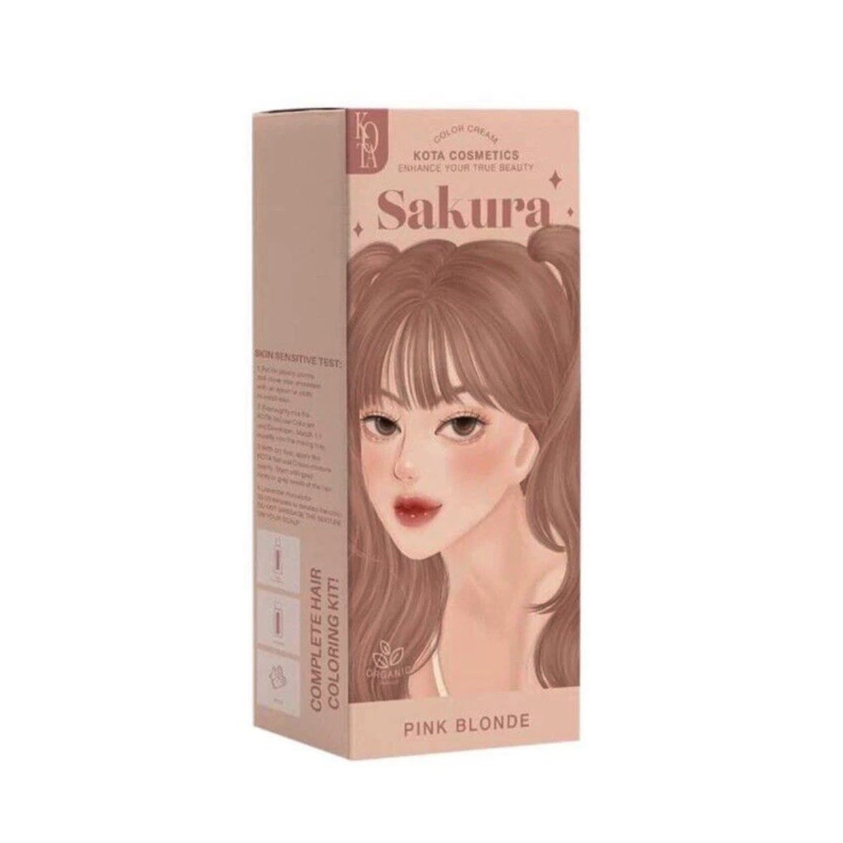 Kota-Natural-Sakura-Permanent-Hair-Color-Cream-Pink-Blonde Kota Natural Sakura Permanent Hair Color Cream (Pink Blonde) - Image 1
