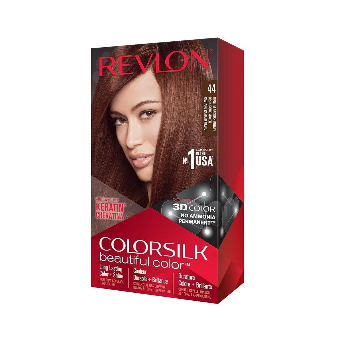 Revlon-ColorSilk-Beautiful-Hair-Color-44-Medium-Reddish-Brown (1) Revlon ColorSilk Beautiful Hair Color (44 Medium Reddish Brown) - Image 1