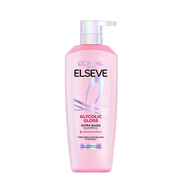 DeBIj4sySoUN8trSA4Nsuce6rG7gwh5Os1rHZVgy Loreal Elvive Glycolic Gloss Extra Gloss Shampoo-620ml - Image 1